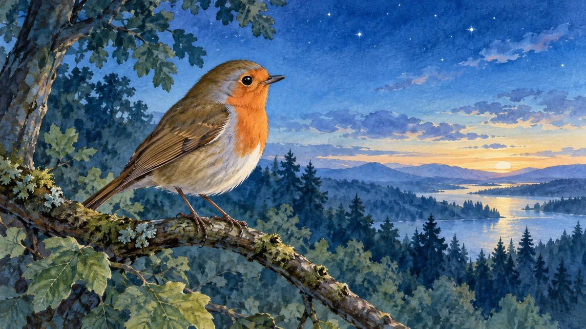 渡り鳥は、見えない磁場をどうやって感じるの？：内容をイメージした挿絵